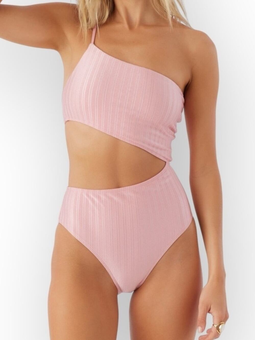 O'Neill Juniors Asymmetrical One Piece Swim Suit Size Small